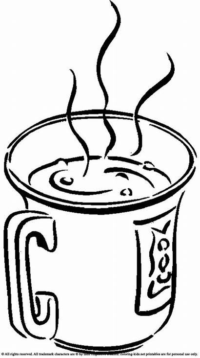 Coloring Pages Chocolate Drinks Milk Drink Drawing