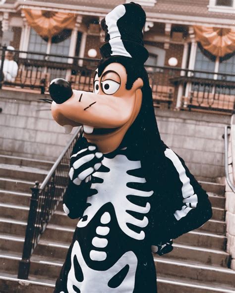 Oh Goofy You Make The Cutest Skeleton There Ever Was Halloween
