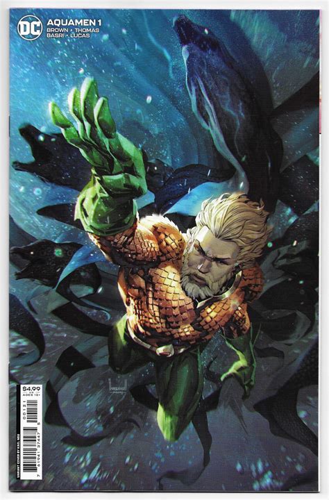 Aquamen 1 Cover B Kael Ngu Card Stock Variant Dc 2022 Nm Imagine