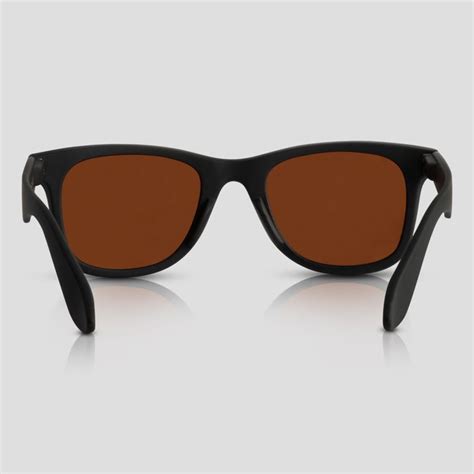 Buy Wanderer Black X Brown Polarized Wayfarer Sunglasses Men Woggles