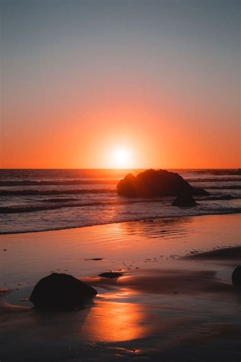 Sea During Golden Hour Photo Free Sunrise Image On Unsplash Sunrise