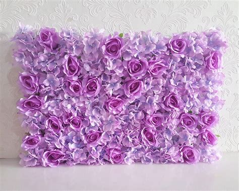 Flower Wall Backdrops Silk Hydrangea Roses Peony Wedding Etsy