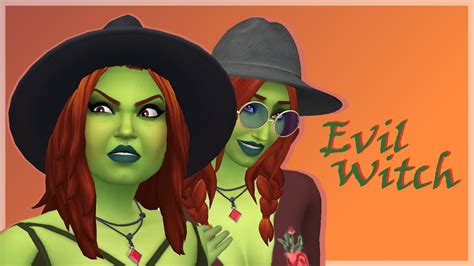 The Sims 4 Create A Sim Evil Witch Youtube