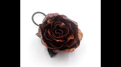 How To Make A Copper Rose Youtube