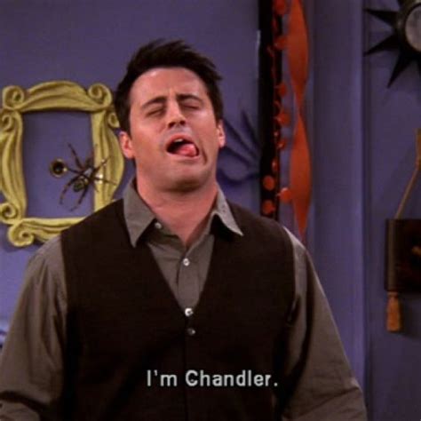 Joey Dressed Up As Chandler Tv Friends Friends Tv Show Elenco Friends