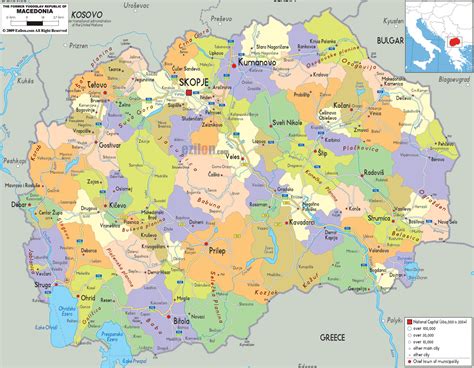 Maps Of Macedonia Detailed Map Of Macedonia In English Tourist Map