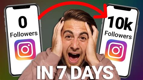 How To Gain 1 10k Instagram Followers In 7 Days A Step By Step Guide