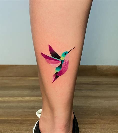 Top More Than 82 Hummingbird Ankle Tattoo Latest Ineteachers