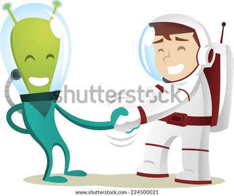 humans aliens meet last first contact stock vector royalty free 224500021 shutterstock