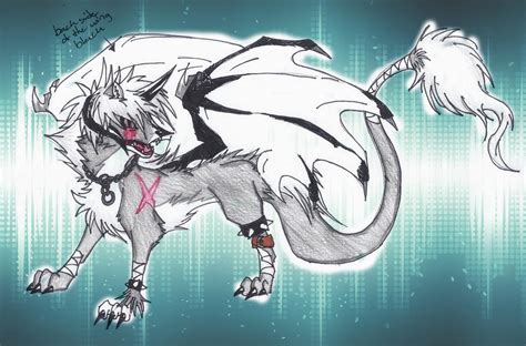 Fire Breathing Wolf Monster Adoptclosed By Eternal Glow On Deviantart