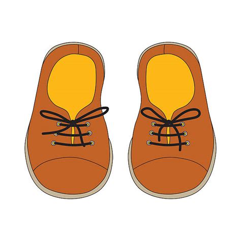 Sketch Childrens Sandals For A Boy Clip Art Vector Images