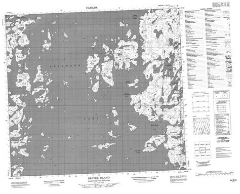 Buy Beaver Island Topo Map 064e08 Yellowmaps Map Store
