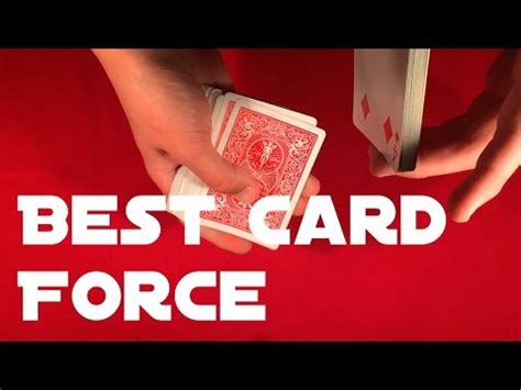 The best card trick in the world is really the best card trick. Best Card Force | Beginner Card Tricks - YouTube