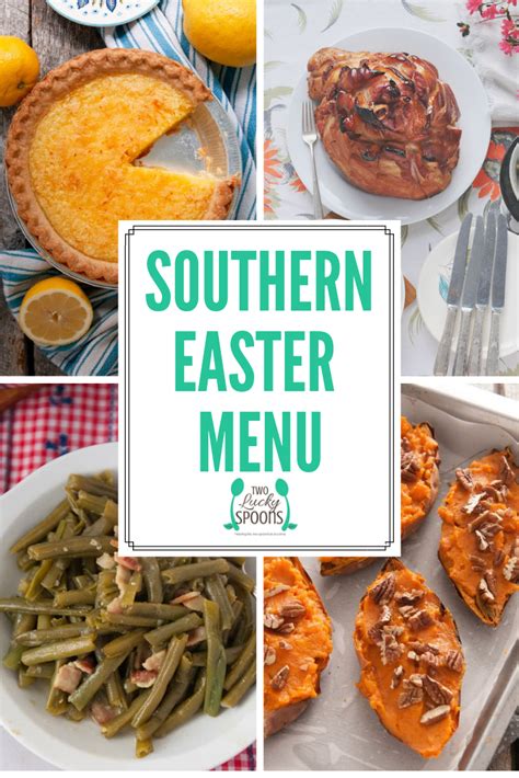 No traditional southern thanksgiving dinner is complete without all the right fixings, from cornbread dressing to macaroni and cheese. Traditional Southern Easter Dinner | Easy easter dinner ...
