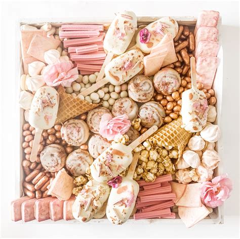 Pretty In Pink With Our Sweet Treats Platter Ft Cakesicles Party Food Platters Charcuterie