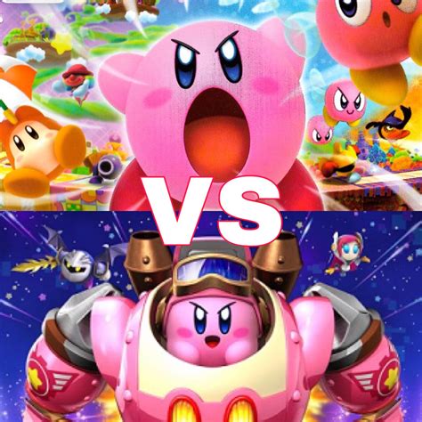 Kirby Triple Deluxe Vs Kirby Planet Robobot Kirby Amino
