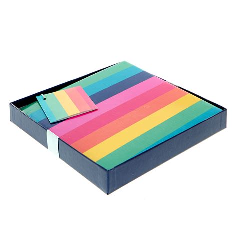 Maybe you would like to learn more about one of these? Buy Large Flat-Pack Gift Box - Rainbow Stripes for GBP 1 ...