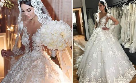 A post shared by ximena navarrete (@ximenanr). Ximena Navarrete Floral Plunging Wedding Ball Gown en 2020 | Vestidos de novia, Boda de ximena ...