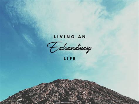 Living an Extraordinary Life — RED POINT Church