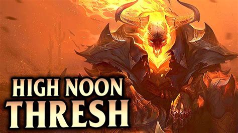 New High Noon Thresh Skin Is Ghost Rider Thresh Adc One Shots With