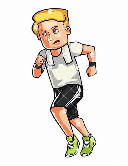 Jogging Drawing Workout Guy Human Vector Fitness
