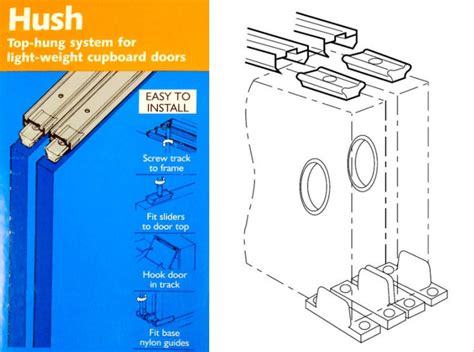 Coburn Hush Cupboard Sliding Door Kits 9kg Top Hung System Ac Sissling