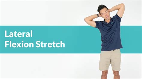 Lateral Flexion Stretch For Tight Backs Youtube