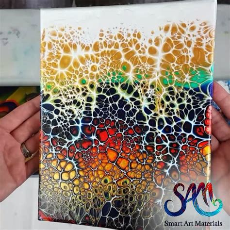 Fluid Painting Swipe Tutorial By Olga Soby From Smart Art Materials