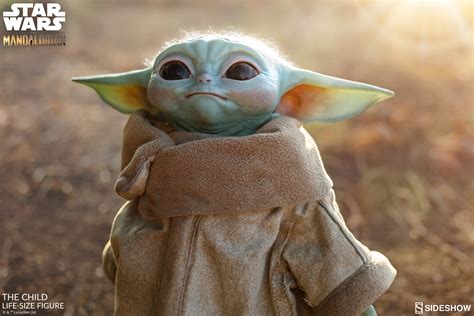 Sideshow The Child Life Size Collectible Baby Yoda Toy
