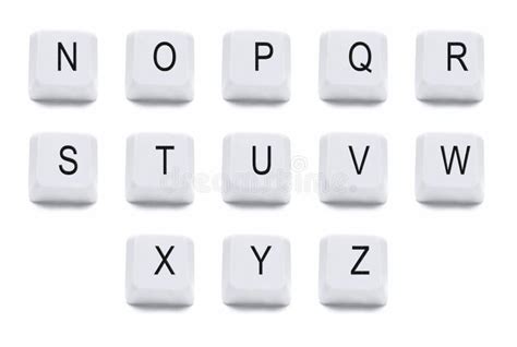 Alphabet Keys Of Keyboard Stock Photo Image Of Title 13223968