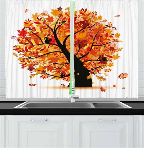 35 Excellent Autumn Kitchen Curtains Home Decoration And Inspiration