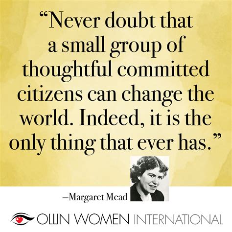 Jennifer Interprets Margaret Mead Ollin Women International