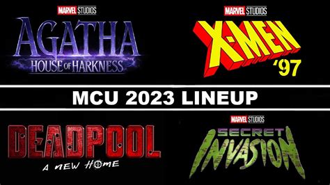 Marvel Studios Phase 5 2023 Mcu Lineup Revealed Youtube