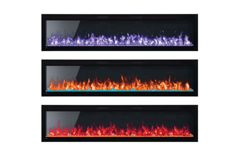 Napoleon Entice 60 Inch Wall Mount Recessed Linear Electric Fireplace