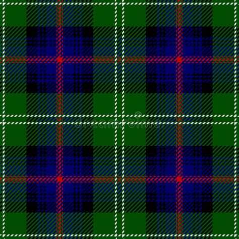 Clan Sutherland Tartan Plaid Seamless Scottish Pattern Stock Vector