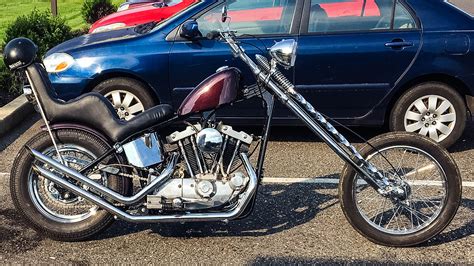 1985 Harley Chopper Dennis Kirk Garage Build