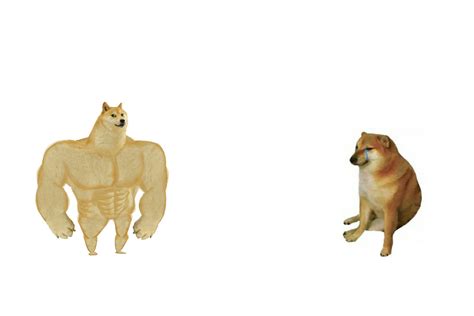 Top 20 Funny 【buff Doge Vs Cheems Wide】 Images