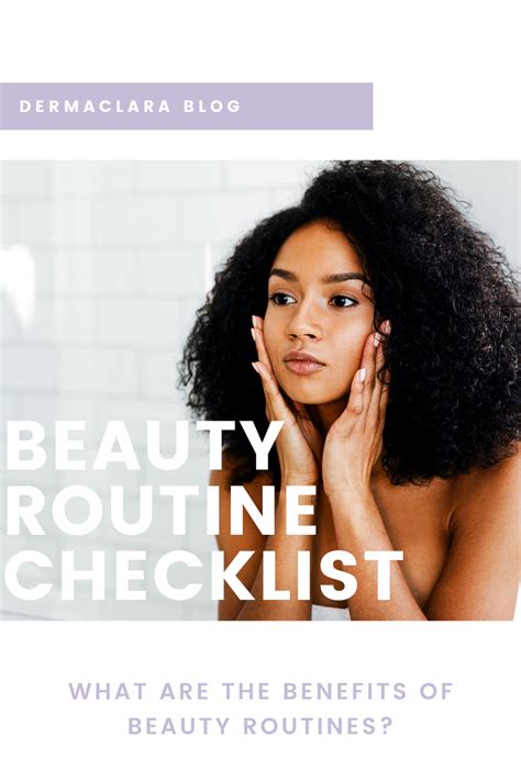 Beauty Routine Checklist Beauty Routine Checklist Good Beauty