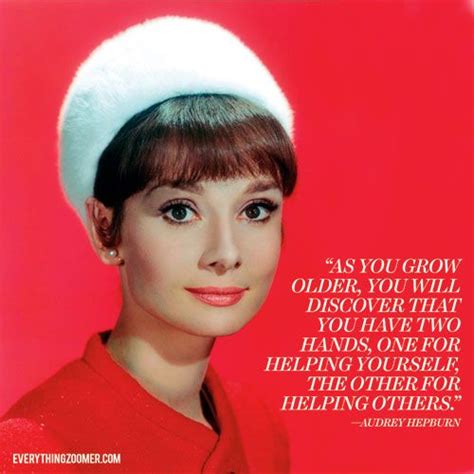 Audrey Hepburn On Lending A Helping Hand Spirit Helping Hands