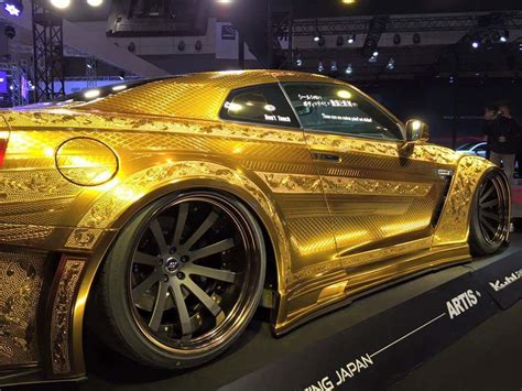 New Cars And Bikes 2016 1 Million Gold Plated Nissan Gt R Godzilla