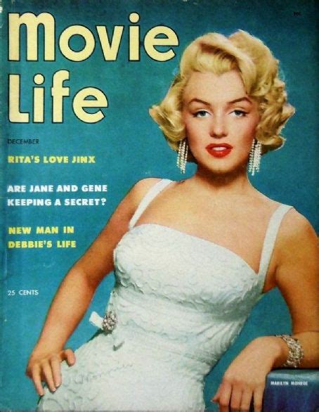 Movie Life Magazine December 1953 Cover Photo United States