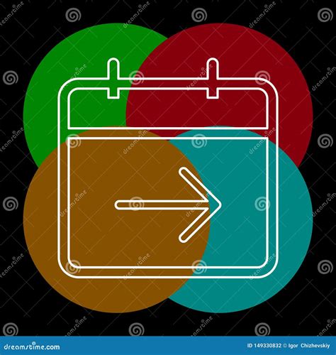 Des Kalenders Ikone am N?chsten Tag, Vektorkalenderikone Vektor