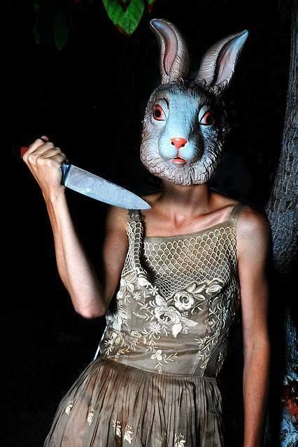 270 Scary Bunnies Ideas Scary Scary Clowns Bunny