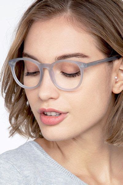 Primrose Round Matte Clear Glasses For Women Eyebuydirect Eyebuydirect Clear Glasses Glasses