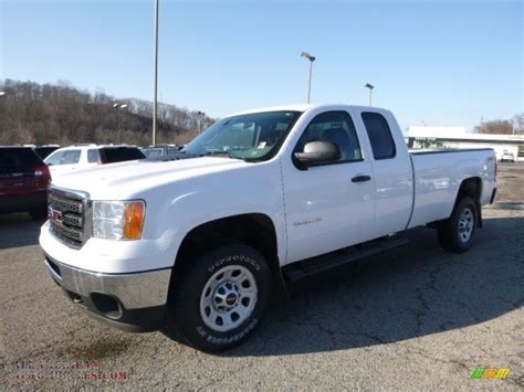 2012 Gmc Sierra 2500hd Extended Cab 4x4 In Summit White Photo 4