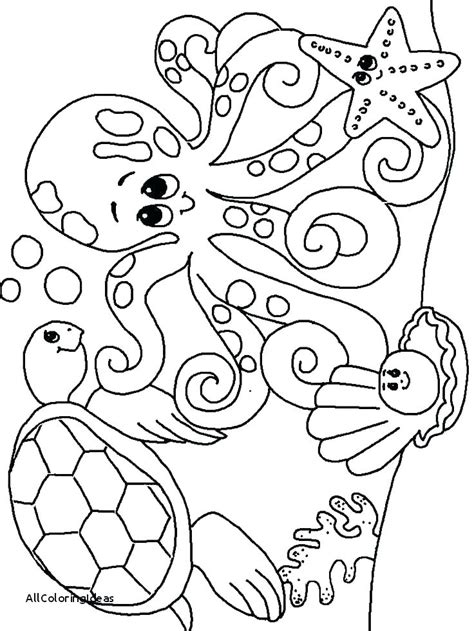 Ocean Life Coloring Pages at GetColorings.com | Free printable colorings pages to print and color