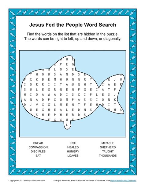This puzzle contains important words from genesis 1, the story of creation. Free, Printable Bible Word Search Activities on Sunday ...