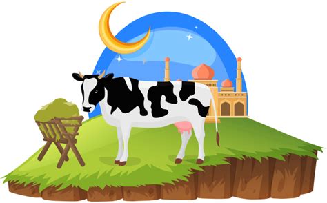 Cow Vector Cartoon Cow Vector Kurban Eid Png Transparent Clipart