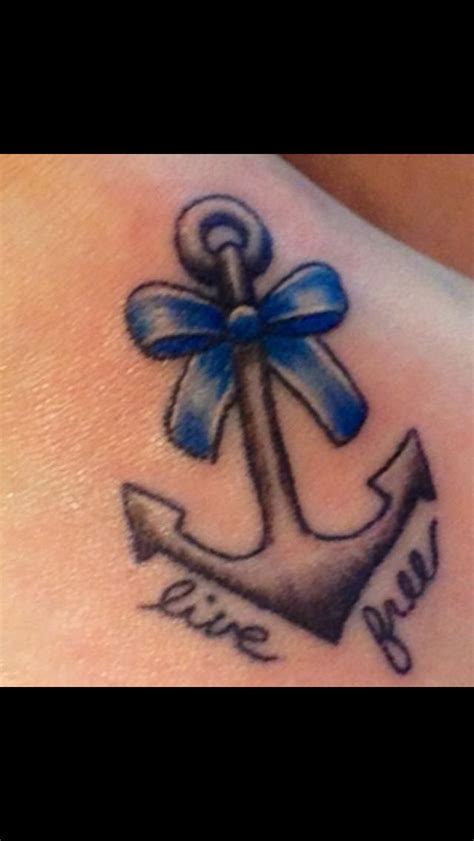 Anchor Tattoo With Bow Piercing Tattoo Tattoos And Piercings I Tattoo
