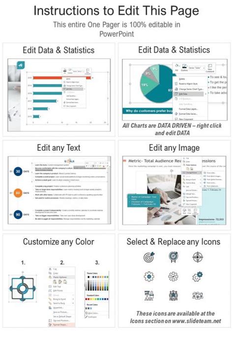 Email Marketing Worksheet Report One Page Summary Presentation Report